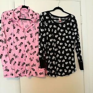 Two skull shirts